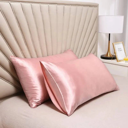 Luxurious Silky Satin Pillowcase – Hair Loss Prevention, Skin Wrinkle Reduction, Elegant Home Decor – 51cm x 66cm / 51cm x 76cm – One Piece - Home Fads 