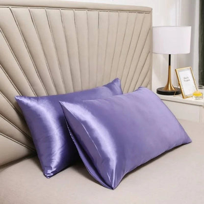 Luxurious Silky Satin Pillowcase – Hair Loss Prevention, Skin Wrinkle Reduction, Elegant Home Decor – 51cm x 66cm / 51cm x 76cm – One Piece - Home Fads 