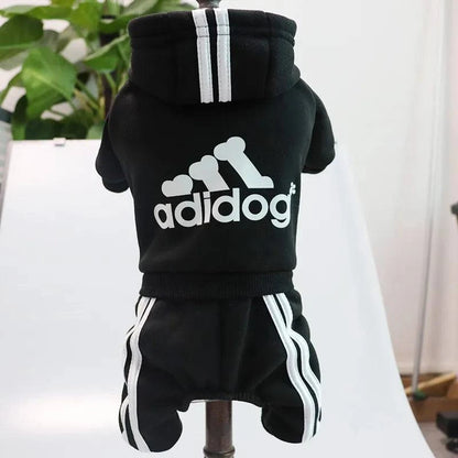 Luxury Adidog Pet Sweater for Small to Medium Dogs - Warm Four-Legged Winter Clothes - Home Fads 