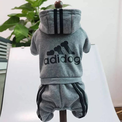 Luxury Adidog Pet Sweater for Small to Medium Dogs - Warm Four-Legged Winter Clothes - Home Fads 