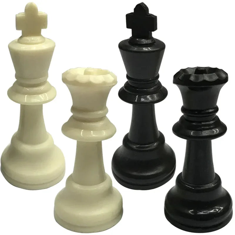 Luxury Medieval Chess Set – High-Quality Plastic 32-Piece Chess Game with Multiple Size Options – Ideal for Kids and Chess Enthusiasts - Home Fads 