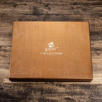 Men’s Quartz Watch 6-in-1 Gift Set – Large Dial, Leather Belt, Wallet, Glasses, Pen, and Keychain - Home Fads 