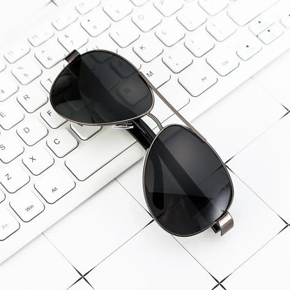 Men’s Quartz Watch 6-in-1 Gift Set – Large Dial, Leather Belt, Wallet, Glasses, Pen, and Keychain - Home Fads 