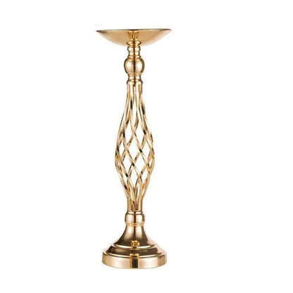 Metal Candle Holder Flower Vase Centerpieces: Perfect for Special Events, Weddings, and Festive Decor - Home Fads 
