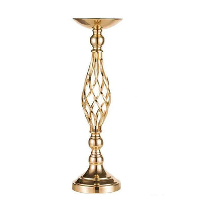 Metal Candle Holder Flower Vase Centerpieces: Perfect for Special Events, Weddings, and Festive Decor - Home Fads 