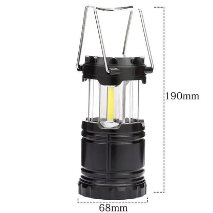 Mini LED Portable Lantern – Bright Waterproof Camping Light, Battery-Powered and Foldable for Outdoor, Hiking, Emergency, or Work Use - Home Fads 