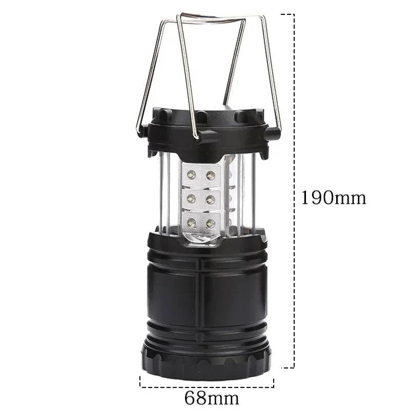 Mini LED Portable Lantern – Bright Waterproof Camping Light, Battery-Powered and Foldable for Outdoor, Hiking, Emergency, or Work Use - Home Fads 