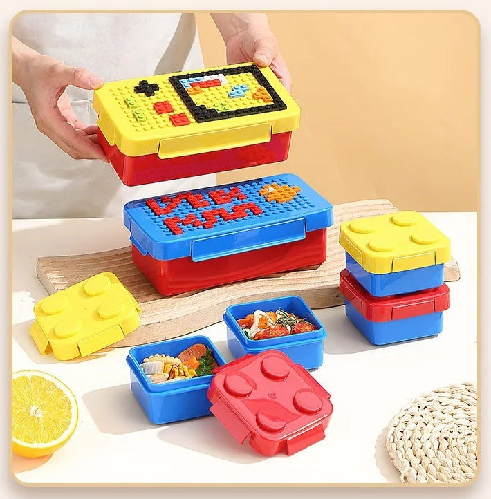 Modular Lunch Box Set: Food-grade PP, BPA Free - Innovative Food Storage Solution with Additional Accessories - Home Fads 