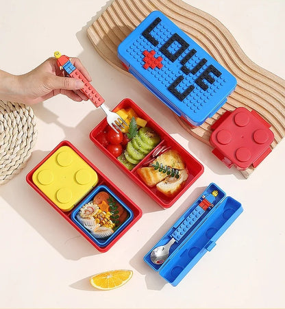 Modular Lunch Box Set: Food-grade PP, BPA Free - Innovative Food Storage Solution with Additional Accessories - Home Fads 