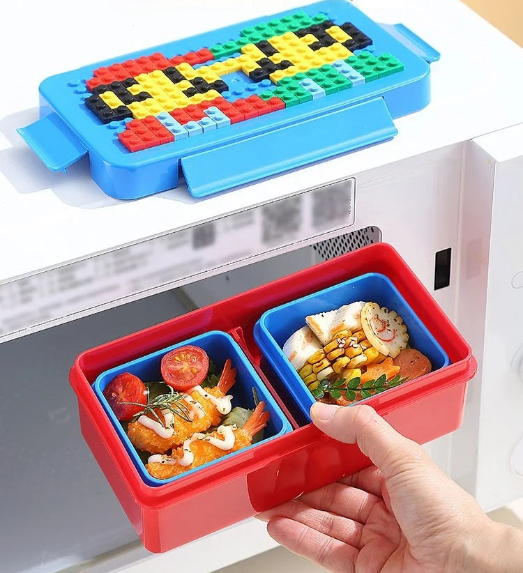 Modular Lunch Box Set: Food-grade PP, BPA Free - Innovative Food Storage Solution with Additional Accessories - Home Fads 