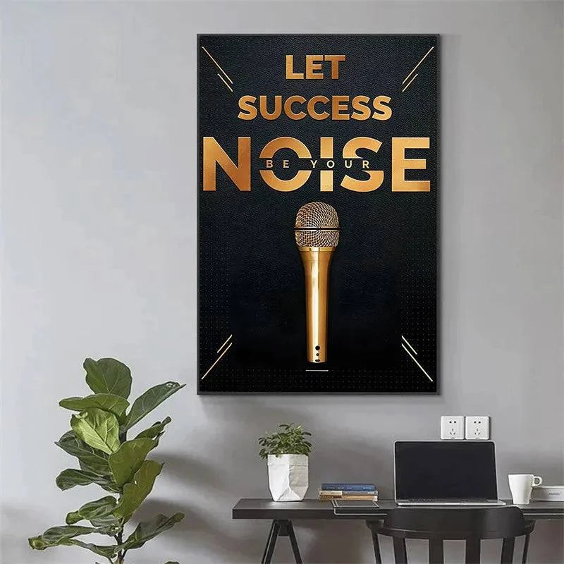 Motivational Life Quote Canvas - Inspire Success with Modern Decor - Home Fads 