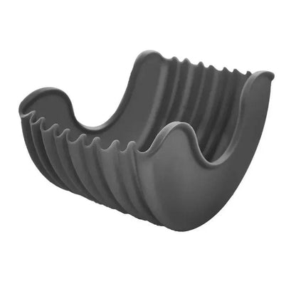 Neat Burger Eating Solution - Mess-Free Reusable Silicone Burger Holder Stand - Home Fads 