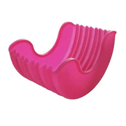 Neat Burger Eating Solution - Mess-Free Reusable Silicone Burger Holder Stand - Home Fads 