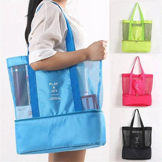 New Thermal Insulation Shoulder Bag - Handy Lunch Tote for Picnics and Beach Trips - Home Fads 