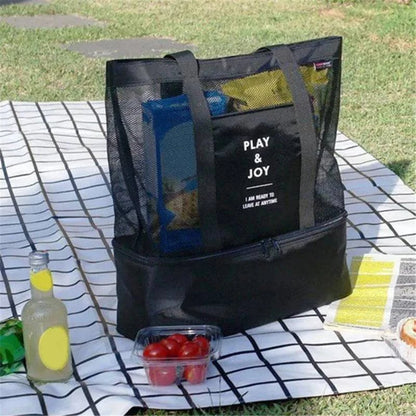 New Thermal Insulation Shoulder Bag - Handy Lunch Tote for Picnics and Beach Trips - Home Fads 
