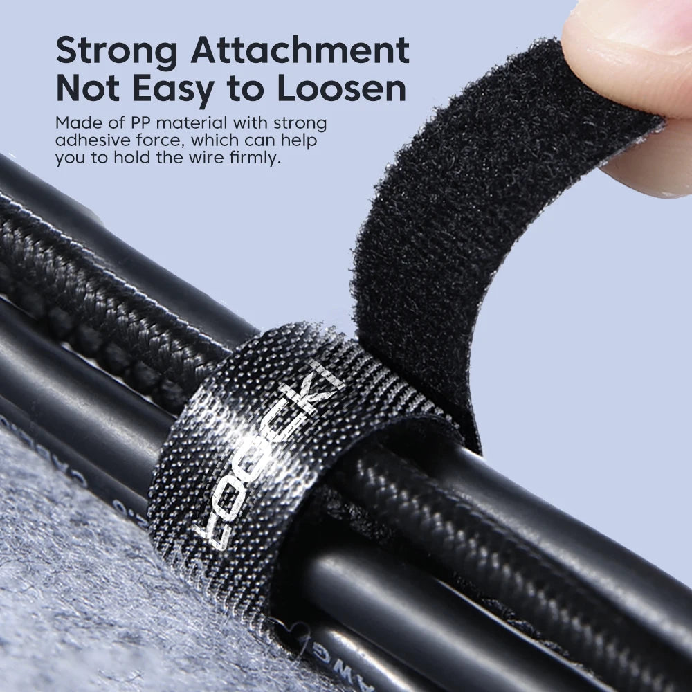 Nylon Cable Organizer & Wire Winder – USB Cable Management for Earphones, Mouse, Phone Accessories – Compatible with iPhone, Samsung, & More - Home Fads 
