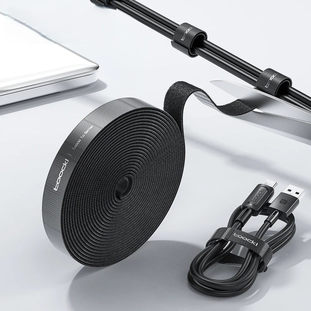 Nylon Cable Organizer & Wire Winder – USB Cable Management for Earphones, Mouse, Phone Accessories – Compatible with iPhone, Samsung, & More - Home Fads 
