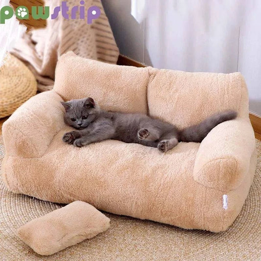 Opulent Plush Non-Slip Washable Sofa Bed for Dogs and Cats - Soft and Luxurious Pet Furniture - Home Fads 