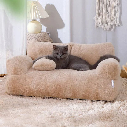 Opulent Plush Non-Slip Washable Sofa Bed for Dogs and Cats - Soft and Luxurious Pet Furniture - Home Fads 