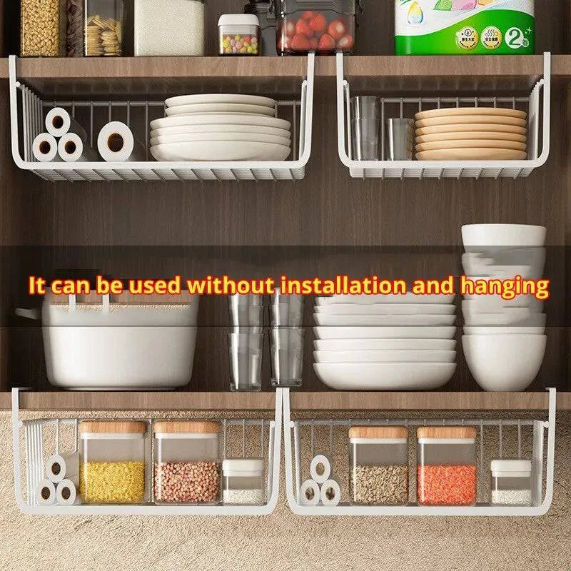 Organizer Storage Rack - Space-Saving Solution for Kitchen and Wardrobe - Home Fads 