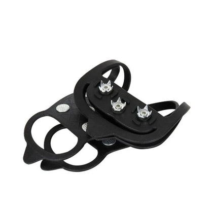 Outdoor Winter Ice Grippers with 8 Teeth - Antiskid Shoe Crampons for Snow and Ice - Home Fads 