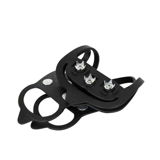 Outdoor Winter Ice Grippers with 8 Teeth - Antiskid Shoe Crampons for Snow and Ice - Home Fads 