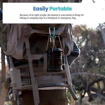 PDQ Mini 3*COB LED Portable Lantern: Ideal Working Light for Camping, Hiking, and Outdoor Activities - Home Fads 