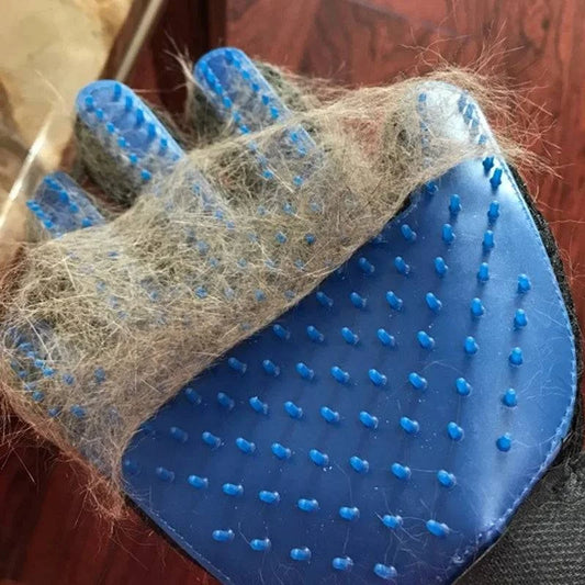 Pet Grooming Gloves - Effective Hair Removal, Massage, and Cleaning for Cats and Dogs - Home Fads 