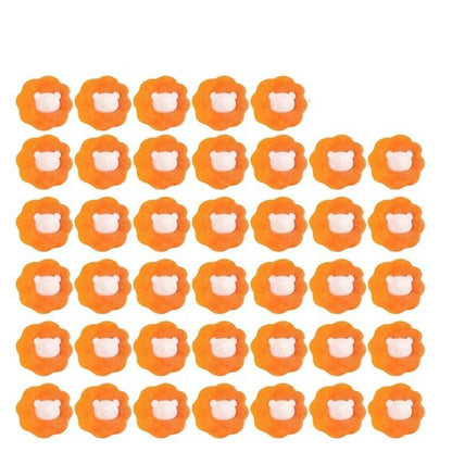 Solution pour éliminer les poils d'animaux et les peluches : boule filtrante réutilisable pour les machines à laver