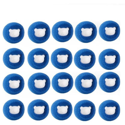 Solution pour éliminer les poils d'animaux et les peluches : boule filtrante réutilisable pour les machines à laver