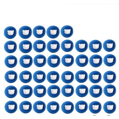 Solution pour éliminer les poils d'animaux et les peluches : boule filtrante réutilisable pour les machines à laver