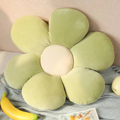 Plush Sunflower Flower Cushion - Elegant Room Decor (For Bay Windows, Bedrooms, or Cozy Corners) - Available in 6 Colors/Sizes - Home Fads 