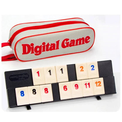 Portable Classic Rummy Tile Board Game for 2-4 Players - Perfect for Parties and Family Gatherings