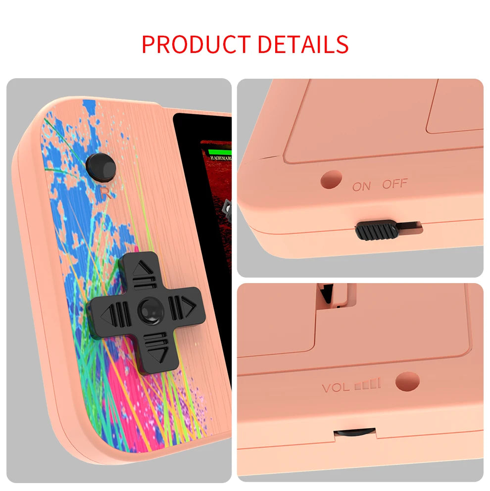 Portable Retro Handheld Gaming Console – 800 Classic Games, 3.5” HD Color Screen, 1080×680 Resolution - Home Fads 