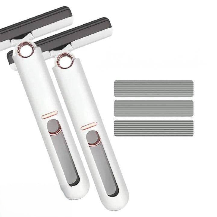 Portable Self-Squeeze Mini Mop with Powerful Absorbency - Ideal for Bathroom, Kitchen, and Car Cleaning - Home Fads 