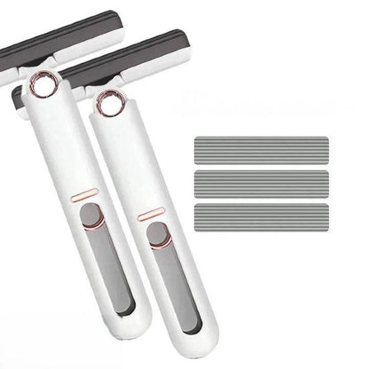 Portable Self-Squeeze Mini Mop with Powerful Absorbency - Ideal for Bathroom, Kitchen, and Car Cleaning - Home Fads 