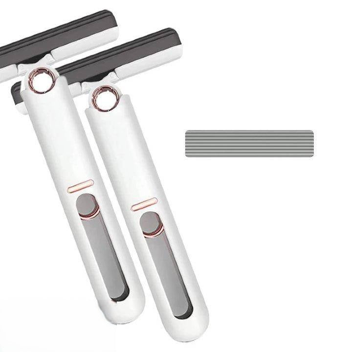 Portable Self-Squeeze Mini Mop with Powerful Absorbency - Ideal for Bathroom, Kitchen, and Car Cleaning - Home Fads 