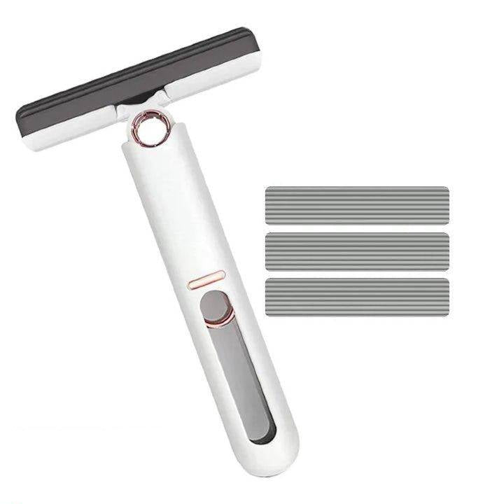 Portable Self-Squeeze Mini Mop with Powerful Absorbency - Ideal for Bathroom, Kitchen, and Car Cleaning - Home Fads 