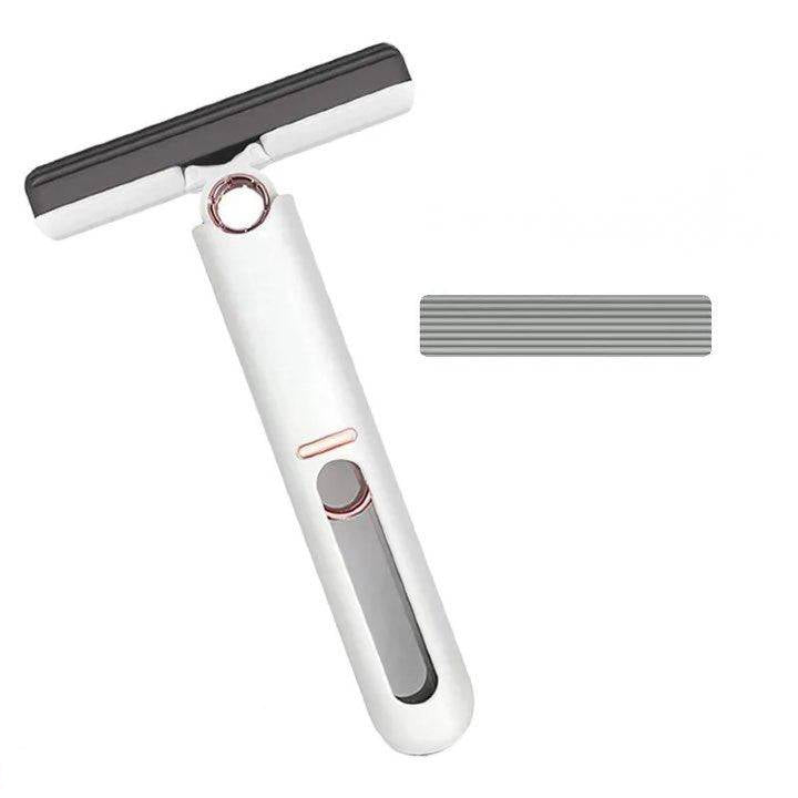Portable Self-Squeeze Mini Mop with Powerful Absorbency - Ideal for Bathroom, Kitchen, and Car Cleaning - Home Fads 