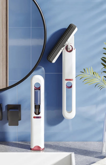 Portable Self-Squeeze Mini Mop with Powerful Absorbency - Ideal for Bathroom, Kitchen, and Car Cleaning - Home Fads 