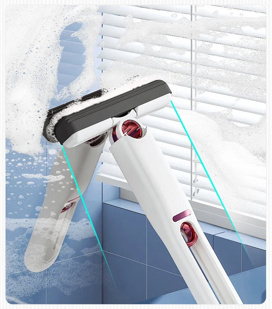 Portable Self-Squeeze Mini Mop with Powerful Absorbency - Ideal for Bathroom, Kitchen, and Car Cleaning - Home Fads 