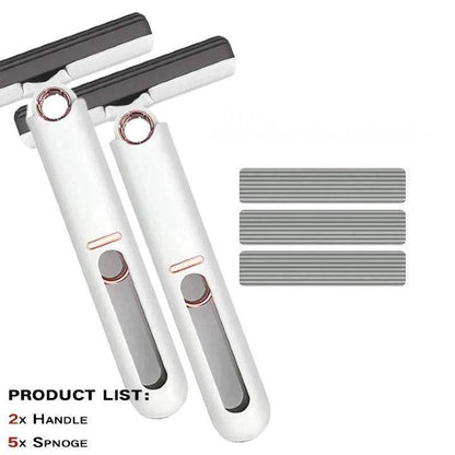 Portable Self-Squeeze Mini Mop with Powerful Absorbency - Ideal for Bathroom, Kitchen, and Car Cleaning - Home Fads 