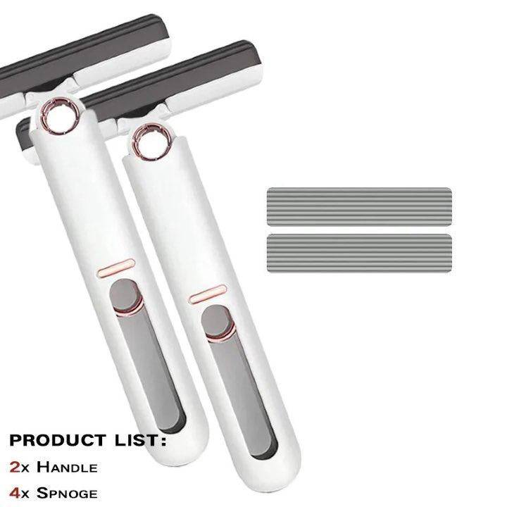 Portable Self-Squeeze Mini Mop with Powerful Absorbency - Ideal for Bathroom, Kitchen, and Car Cleaning - Home Fads 