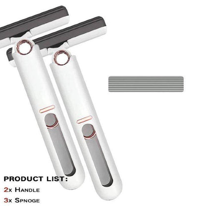 Portable Self-Squeeze Mini Mop with Powerful Absorbency - Ideal for Bathroom, Kitchen, and Car Cleaning - Home Fads 