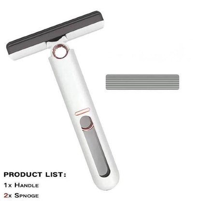 Portable Self-Squeeze Mini Mop with Powerful Absorbency - Ideal for Bathroom, Kitchen, and Car Cleaning - Home Fads 