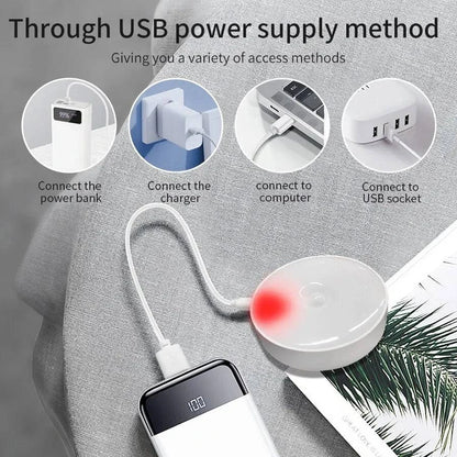 Portable Wireless Rechargeable LED Motion Sensor Night Light for Cabinets, Closets, Wardrobes, and Bedside - Home Fads 