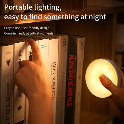 Portable Wireless Rechargeable LED Motion Sensor Night Light for Cabinets, Closets, Wardrobes, and Bedside - Home Fads 
