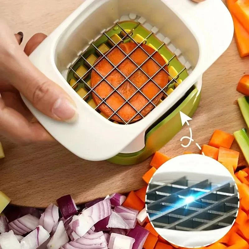 Practical Versatile Vegetable Chopper: Precision Onion Dicing, French Fries Cutting, and More - Home Fads