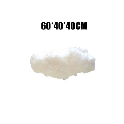 Premium Artificial White Cotton Cloud Wedding Background Decor Props - Ideal for Christmas, Birthday Parties, and Living Room DIY Hanging Decor - Home Fads 