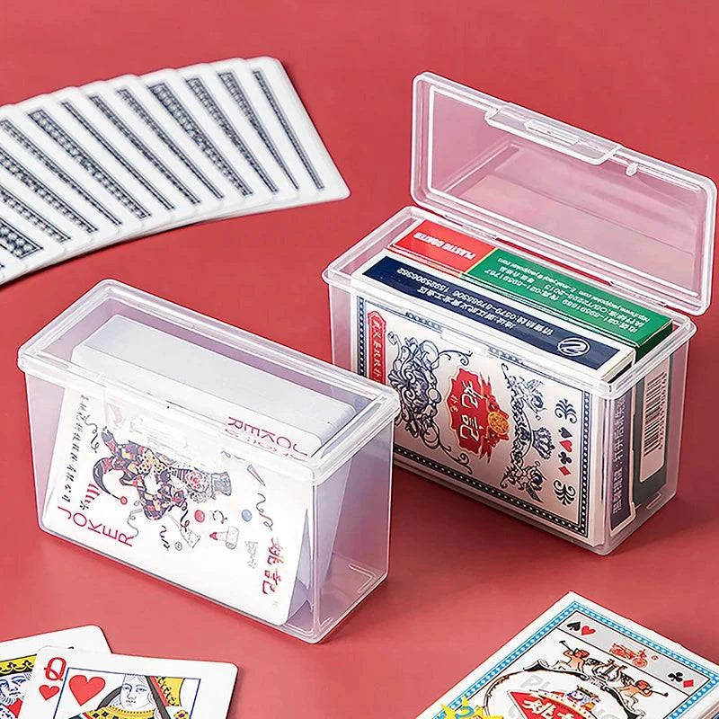 Premium Clear Polypropylene Playing Card Storage Case - Durable Transparent Box for Card Protection and Organization - Home Fads 